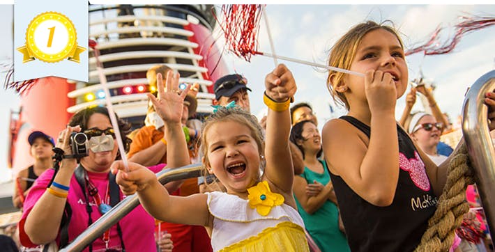 best line for families disney cruise
