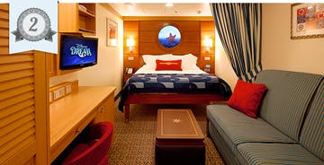 best cruise ship inside cabins disney