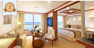 best cruise ship suite cunard