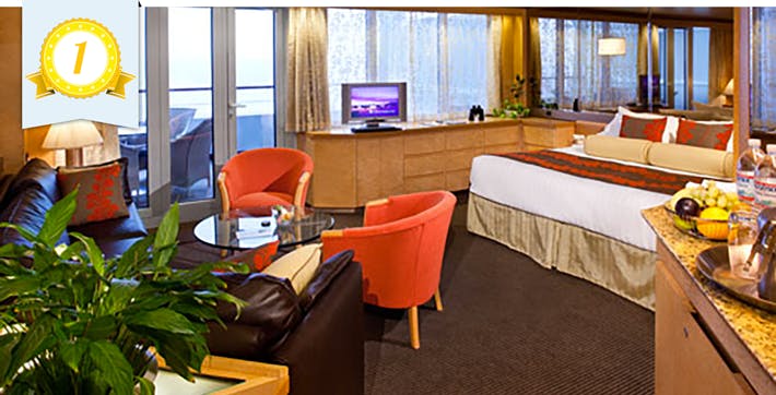holland america best cruise ship suites