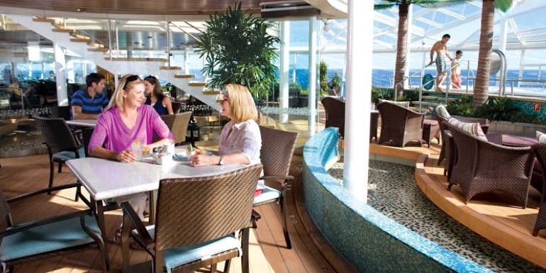 royal caribbean anthem solarium bistro food