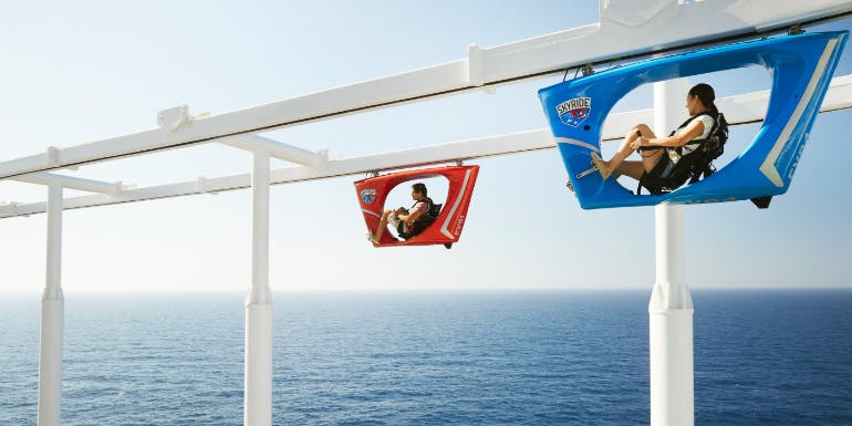 carnival vista skyride coaster cruise activites