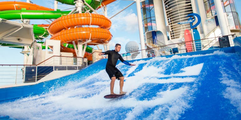 royal caribbean surfing flowrider compass newsletter