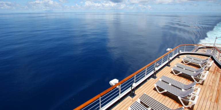 norwegian cruise ship deck lounger chair