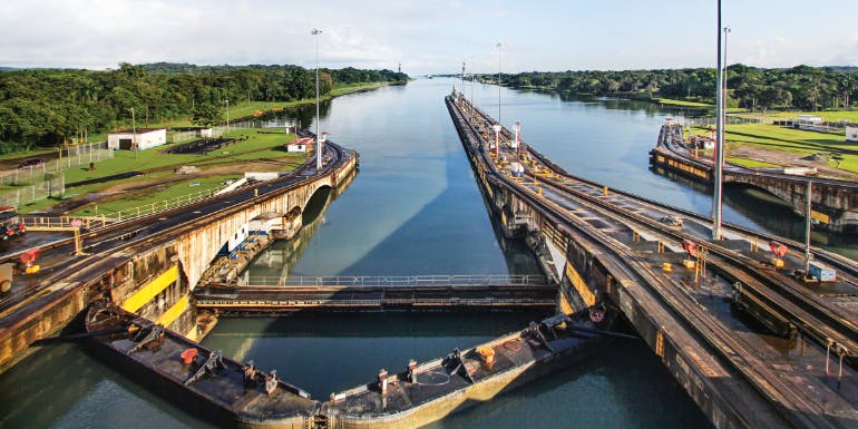 panama canal locks princess cruises