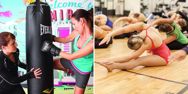 boxing rockettes norwegian cruise workout