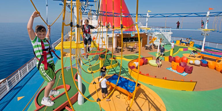 carnival skycourse cruise ship workout