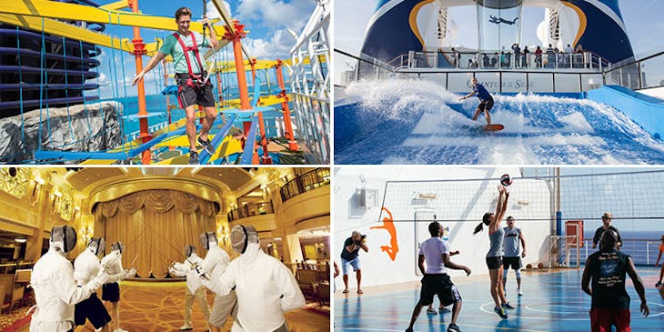 cruise exercise stay in shape onboard