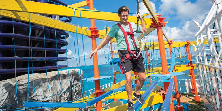 norweigan ropes course cruise workout