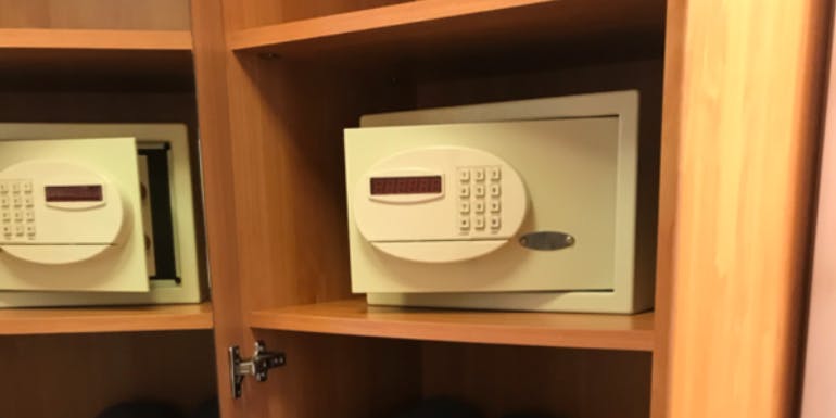 cruise stateroom cabin safe valuables immediately