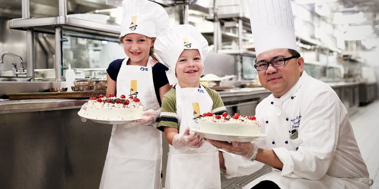 jr chef at sea kids cooking princess cruises