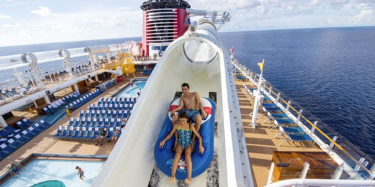 disney fantasy aquaduck water slide park