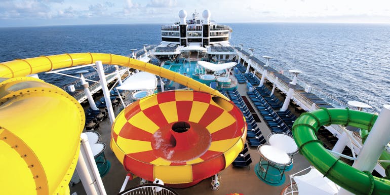 norwegian epic plunge water slide park