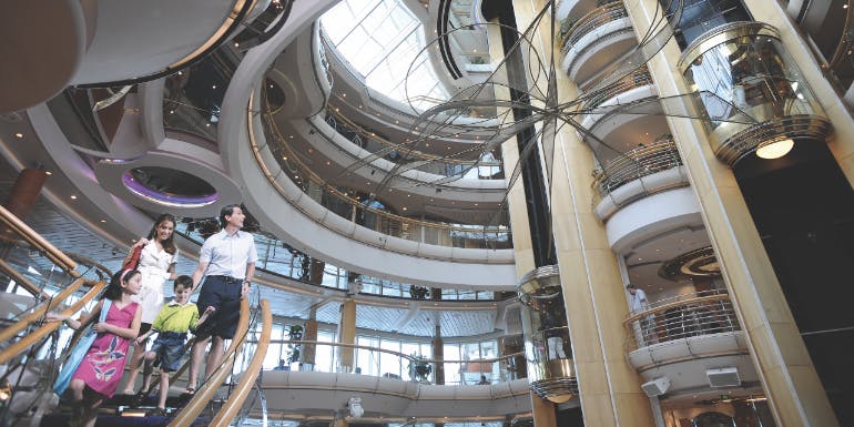 royal caribbean atrium ship tour waste of time