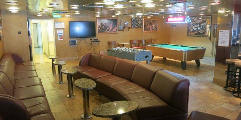 ob crew bar mess cruise ship existed