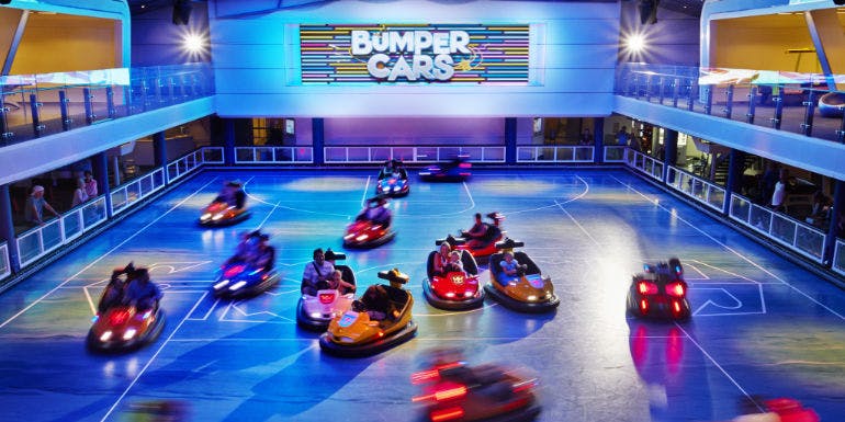 royal caribbean quantum bumper cars cruise