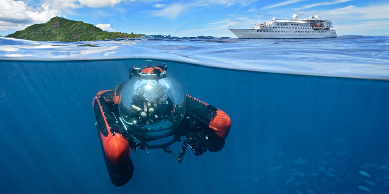 crystal esprit submarine cruises luxury excursion