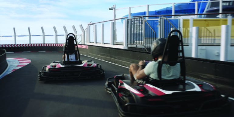 norwegian cruise bliss joy encore go kart