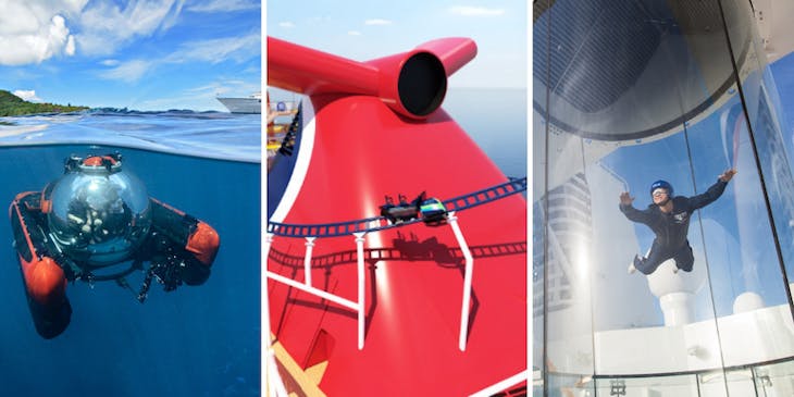 extremely unique cruise ship experiences
