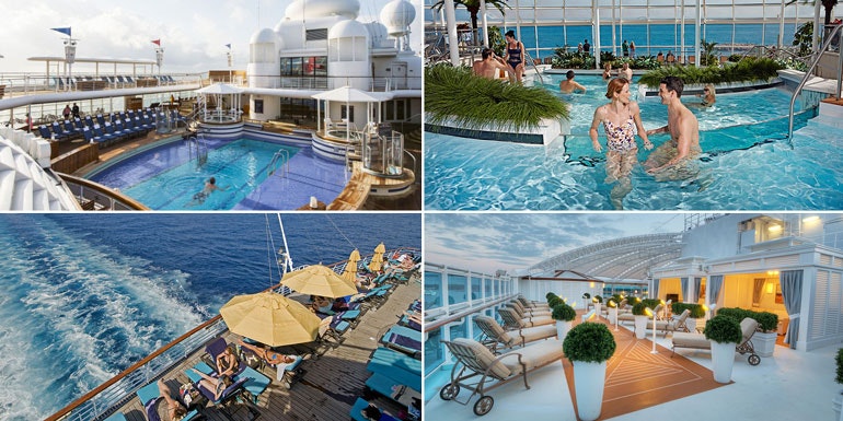 The Best Adult-Only Areas on Cruise Ships