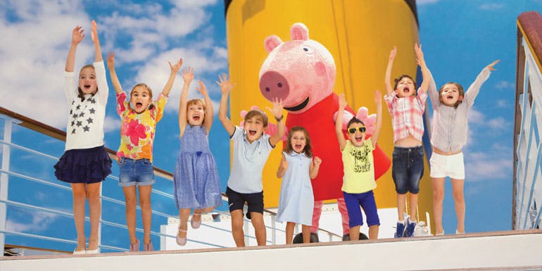 costa cruise baby free peppa pig