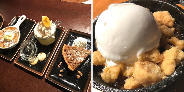 barbecue desserts carnival horizon norwegian bliss