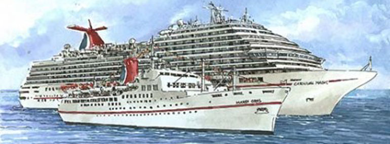 Carnival ships have been sailing for about how many years?