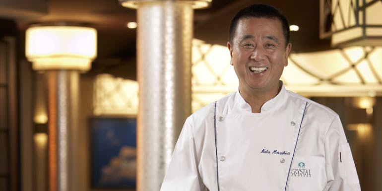nobu matsuhisa crystal cruise sushi celebrity
