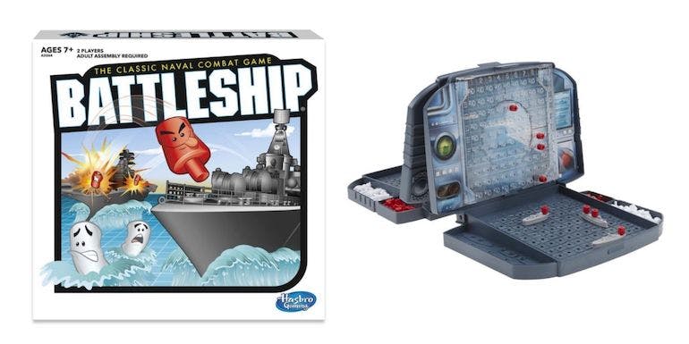 hasbro battleship family game night