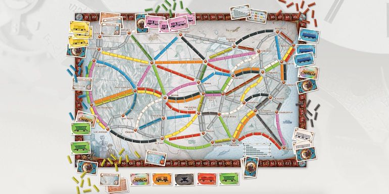ticket to ride family board game