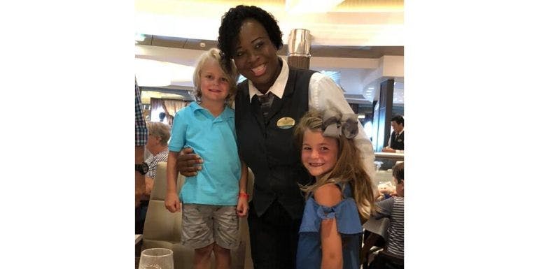 harmony of the seas dinner dining staff family cruise