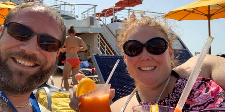 pool deck drinks cocktails cruise ship