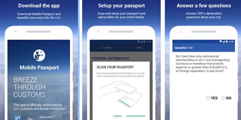 mobile passport app cruise travel