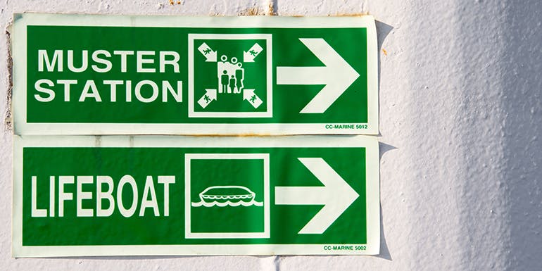ships safe muster station cruise myths