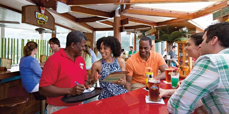 carnival cruise redfrog rum bar lido