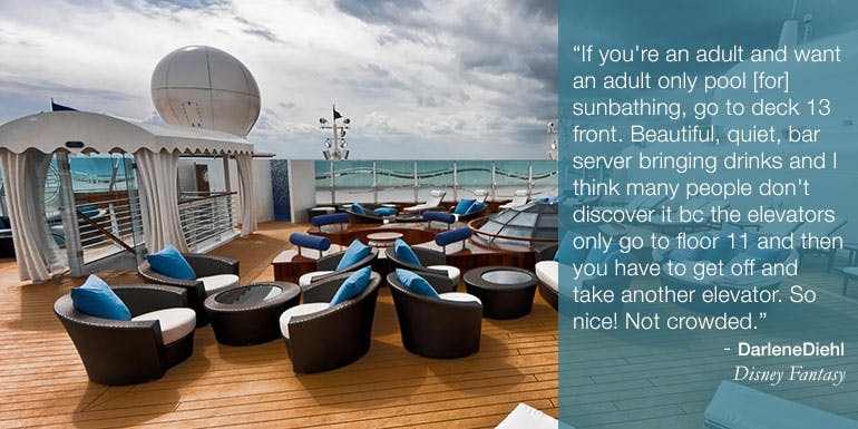 sun deck disney cruise hacks
