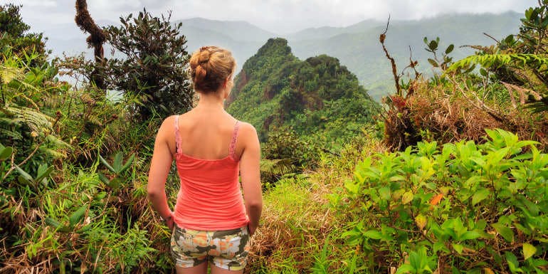 el yunque rainforest hiking puerto rico