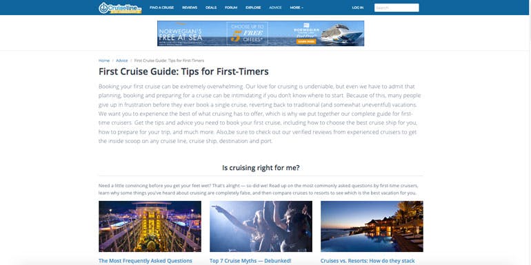 advice cruiseline.com expert tips