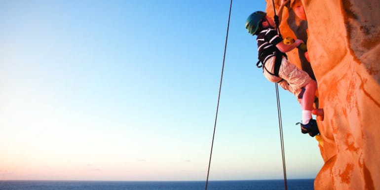 norwegian rock climbing free cruise activity