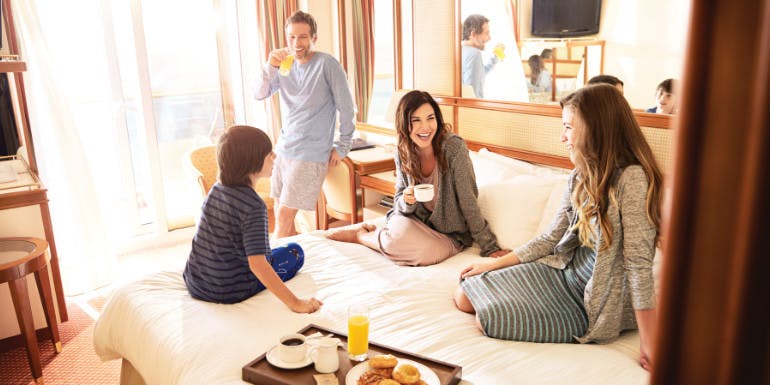 princess cruise room service breakfast free