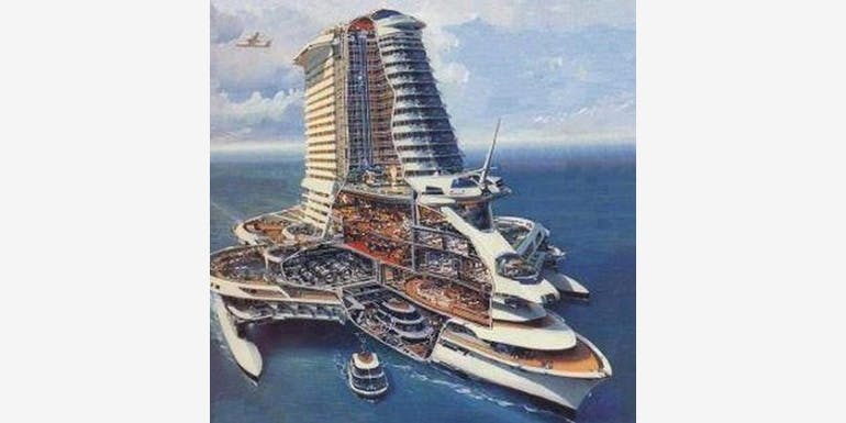 skyscraper cruise ship