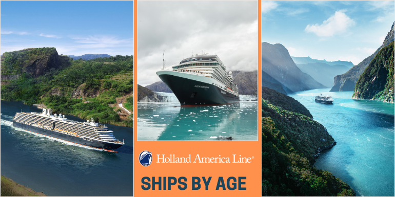 Holland America Line Ships by Age