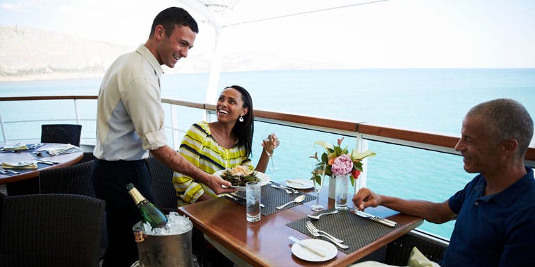 dining seabourn cruise
