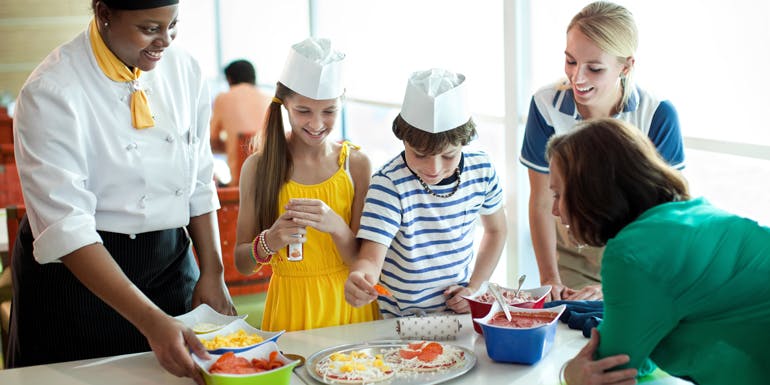 celebrity cruise ship kids clubs cooking