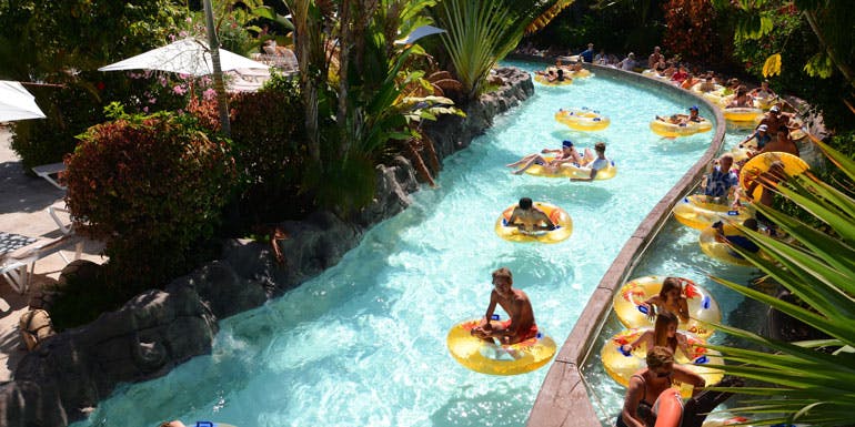 lazy river cruise ship pool