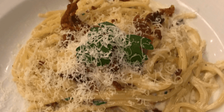 spaghetti carbonara carnival cruise recipe