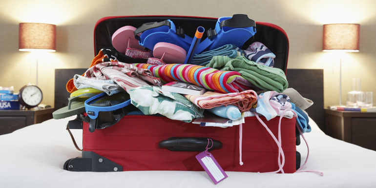 cruise packing overstuffed suitcase rookie mistake