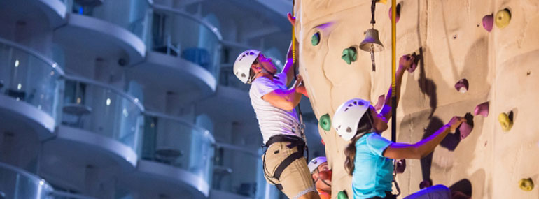 The first Royal Caribbean ship class to have a rock-climbing wall was the...