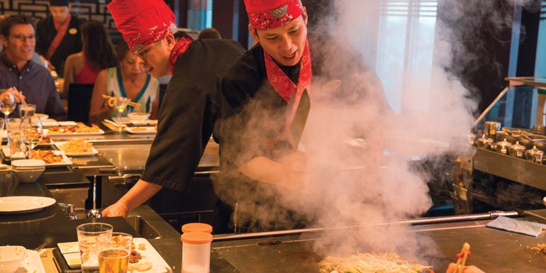 norwegian cruise line teppanyaki