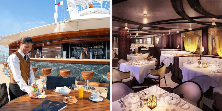 ship within a ship luxury dining smackdown
